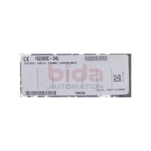 National Instruments 182380C-04L CCA,SCXI-1308,32 Channel Current Input
