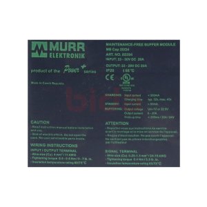Murr Elektronik MB Cap 20/24 (85394) Maintenance- free...