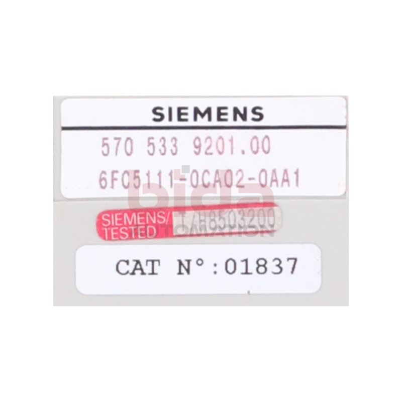 Siemens 6FC5111-0CA02-0AA1 /  6FC5 111-0CA02-0AA1 SINUMERIK 840C/840CE DMP-KOMPAKT 16A 24V