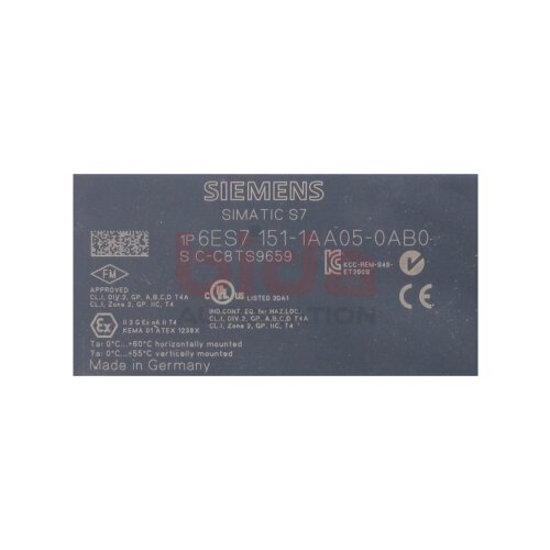 Siemens 6ES7151-1AA05-0AB0 / 6ES7 151-1AA05-0AB0 Interface-Modul 24VDC