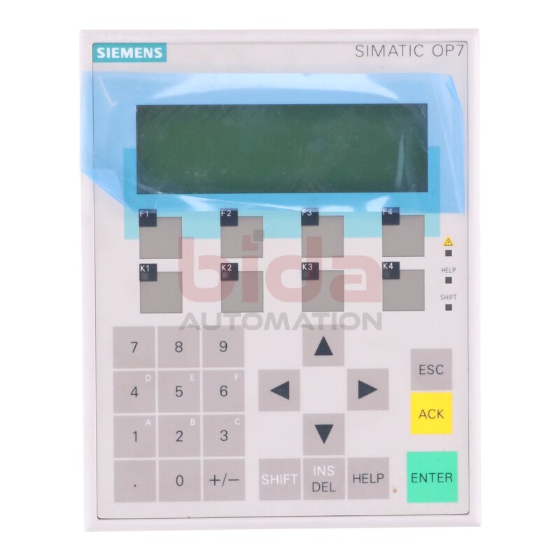 Siemens 6AV3 607-1JC00-0AX1 / 6AV3607-1JC00-0AX1 Operator Panel 24VDC