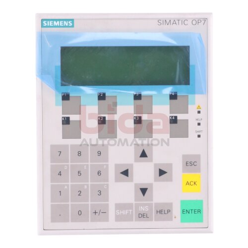 Siemens 6AV3 607-1JC00-0AX1 / 6AV3607-1JC00-0AX1 Operator Panel 24VDC