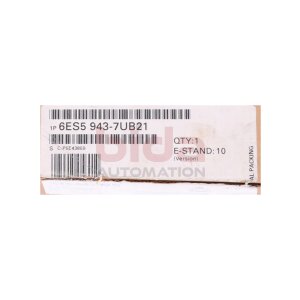 Siemens 6ES5943-7UB21 / 6ES5 943-7UB21 Zentralbaugruppe /...