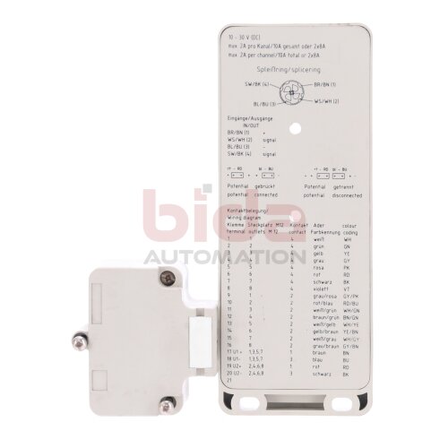 Weidm&uuml;ller 176680 0000 Sensor-Aktor-Passivverteiler 10-30 VDC 10A