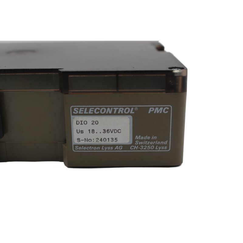 Selectron Lyss AG Selecontrol PMC DIO 20 Modul PLC 18-36V