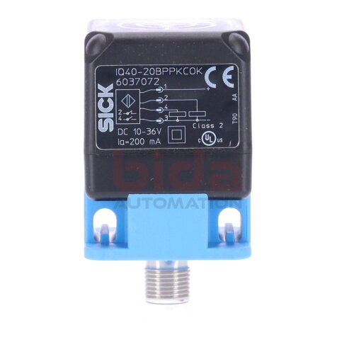 Sick IQ40-20BPPKCOK (6037072) N&auml;hrungssensor / Proximity Sensor 10-36VDC 200mA
