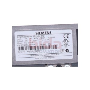 Siemens 6SL3224-0BE23-0UA0 /  6SL3 224-0BE23-0UA0 Power...