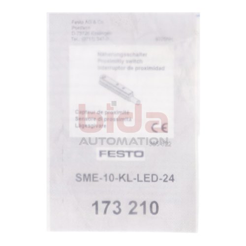 Festo SME-10-KL-LED-24 Näherungsschalter Proximity Switch 173210