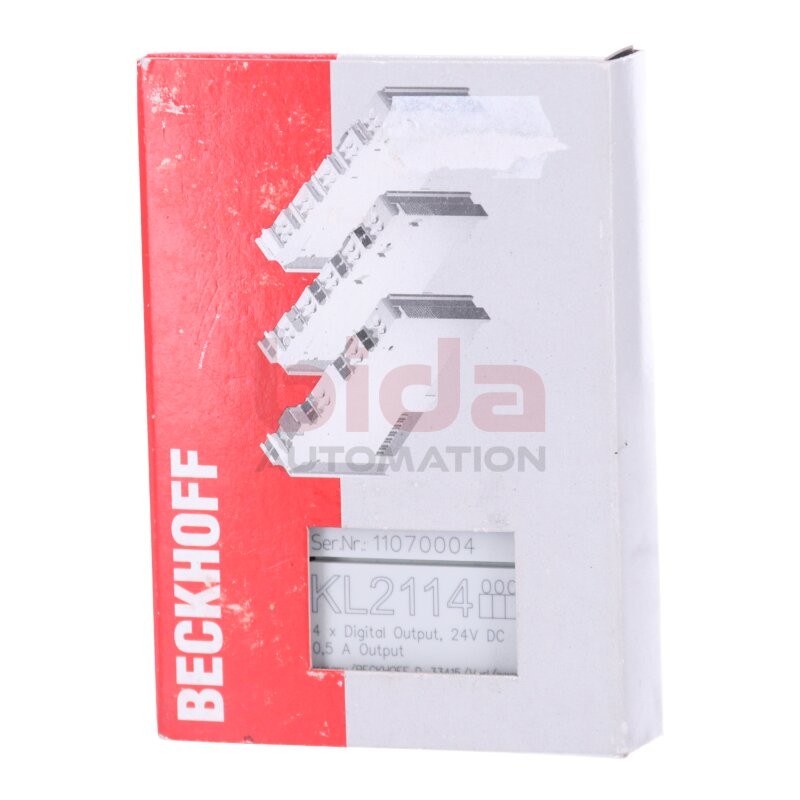Beckhoff KL2114 Kanal-Digital- Ausgangsklemme / Channel digital output terminal 24 VDC