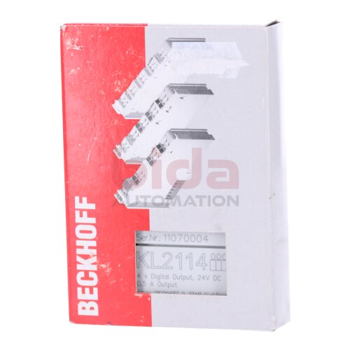 Beckhoff KL2114 Kanal-Digital- Ausgangsklemme / Channel digital output terminal 24 VDC