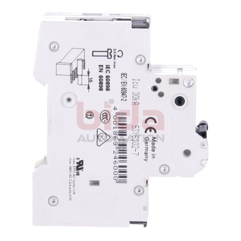 Siemens 5SY6102-7 Leitungsschutzschalter / Circuit breaker 230/400V