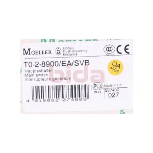 Moeller T0-2-8900/EA/SVB Hauptschalter Main Switch