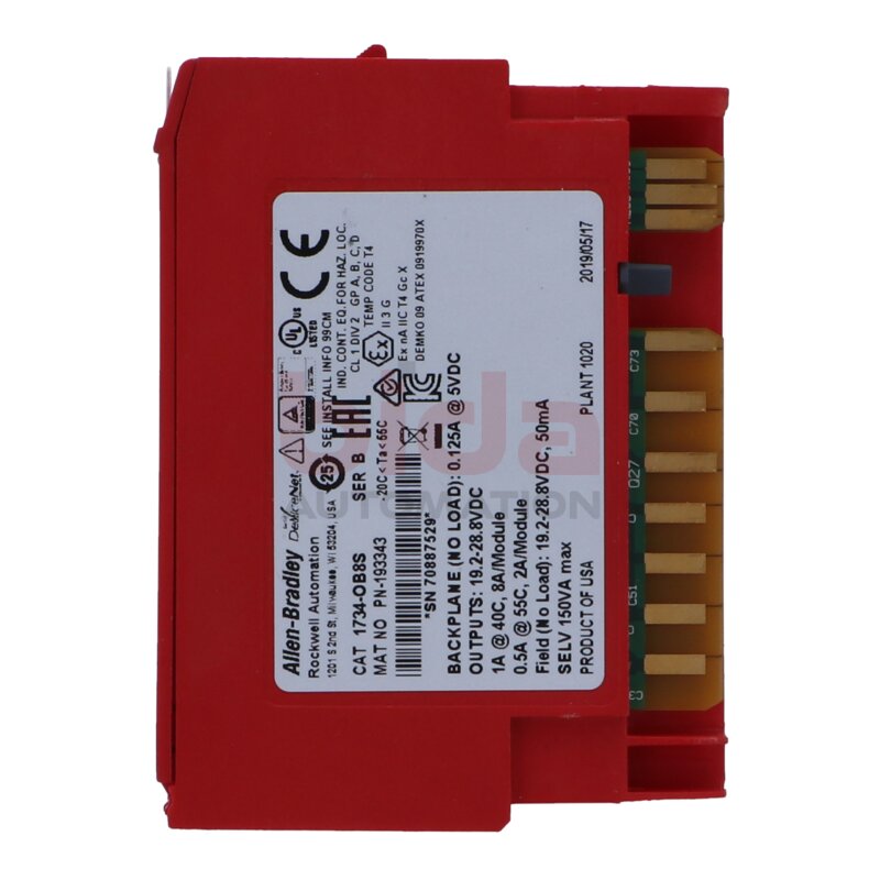 Allen Bradley 1734-OB8S (193343) Sicherheitsausgangsmodul Safety output module