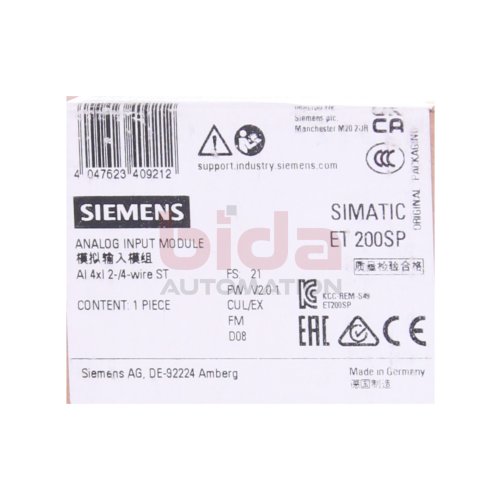 Siemens 6ES7134-6GD01-0BA1 / 6ES7 134-6GD01-0BA1 Eingangsmodul / Input Module