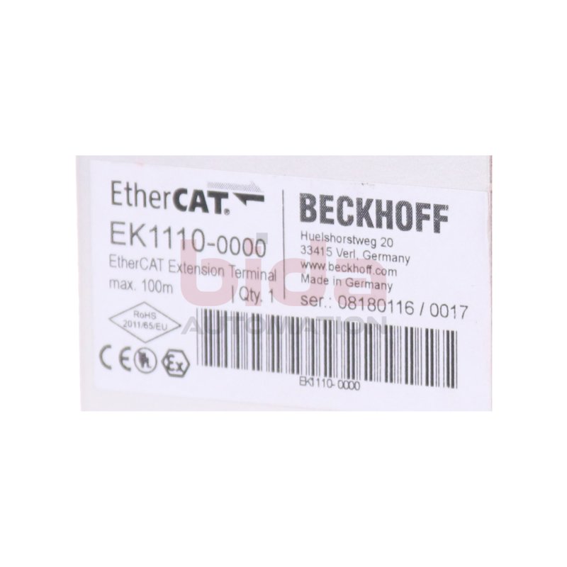 Beckhoff EK1110-0000 Buserweiterung