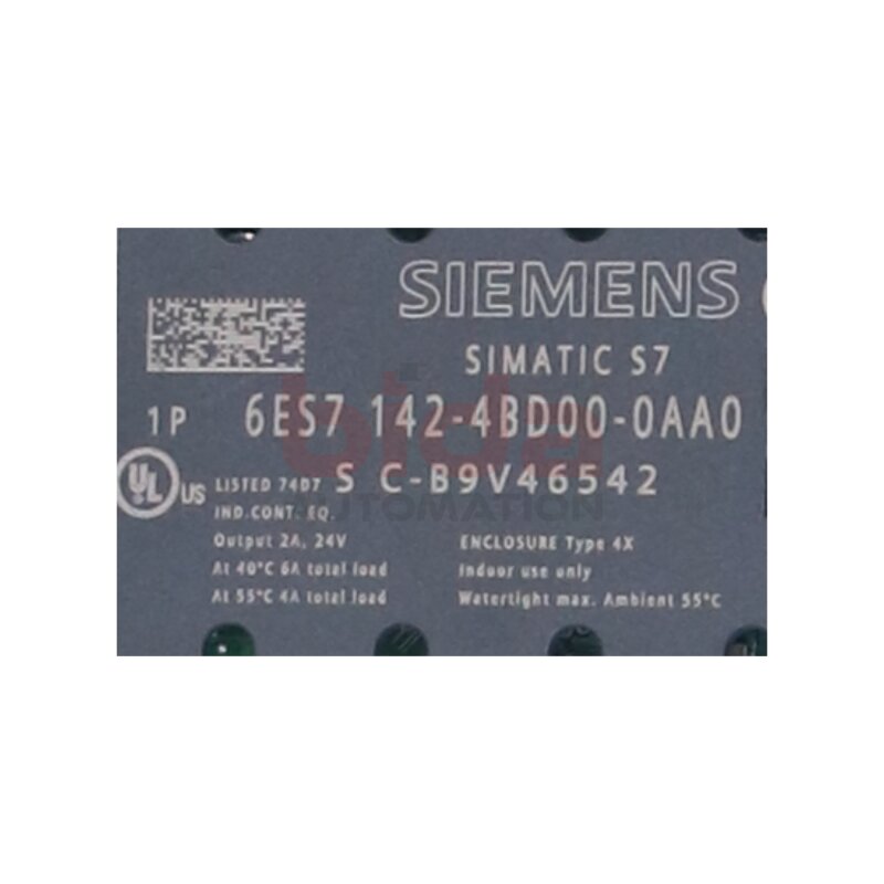 Siemens 6ES7142-4BD00-0AA0 / 6ES7 142-4BD00-0AA0 SIMATIC DP Elektronikmodul f&uuml;r ET 200 PRO Electronic module for ET 200 PRO
