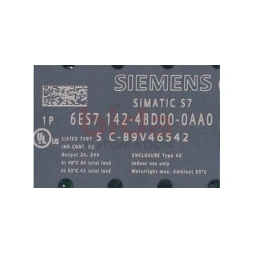 Siemens 6ES7142-4BD00-0AA0 / 6ES7 142-4BD00-0AA0 SIMATIC DP Elektronikmodul f&uuml;r ET 200 PRO Electronic module for ET 200 PRO