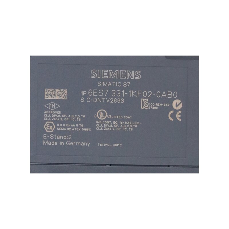 Siemens 6ES7 331-1KF02-0AB0 / 6ES7331-1KF02-0AB0 SIMATIC S7-300 Analogeingabe SM 331 Analog input