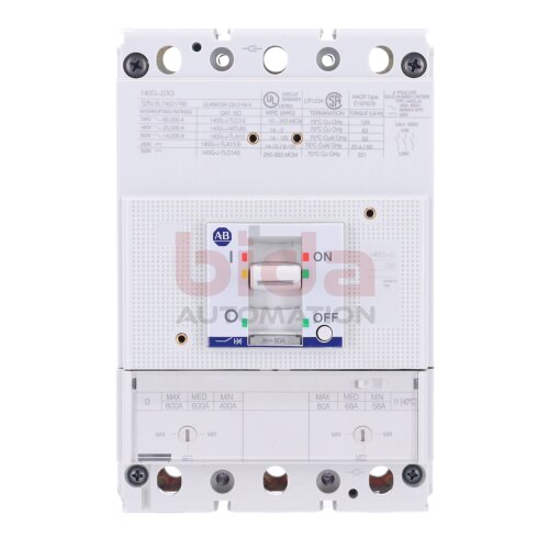 Allen-Bradley 140G-J2F3-C80 (00887172535093) Leistungsschalter / Circuit Breaker 80A
