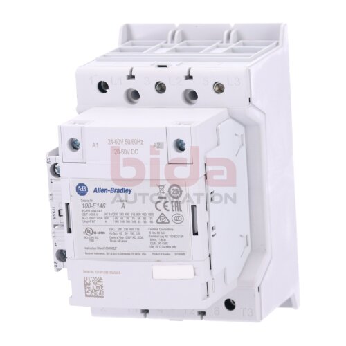 Allen Bradley 100-E146KJ11L (00889508535081) Leistungssch&uuml;tz / Power Contactor  24-60V