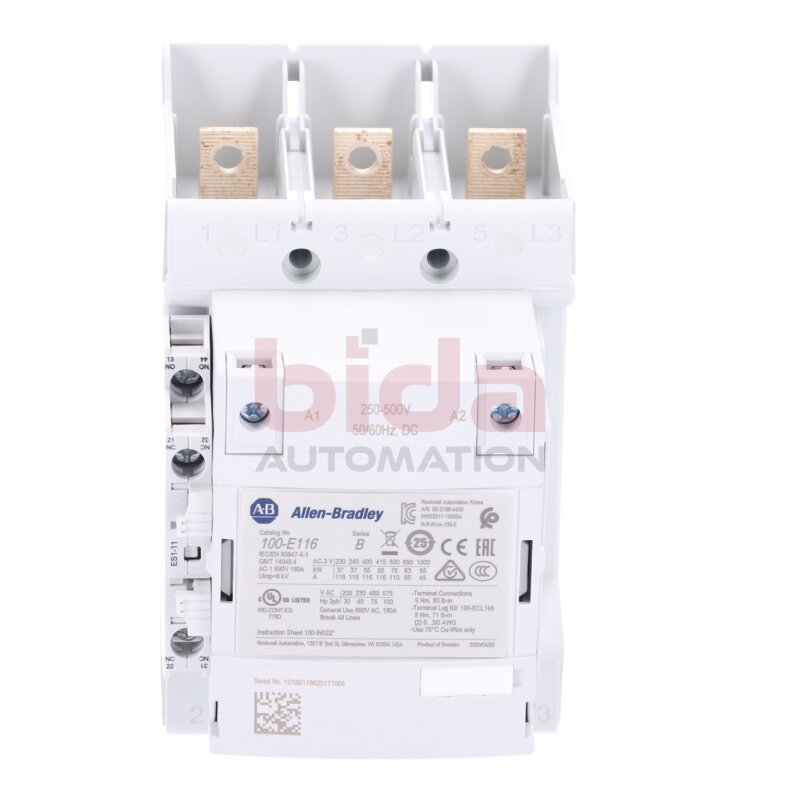 Allen-Bradley 100-E116KN11 (00889508534909) Sch&uuml;tz / Contector 250-500V