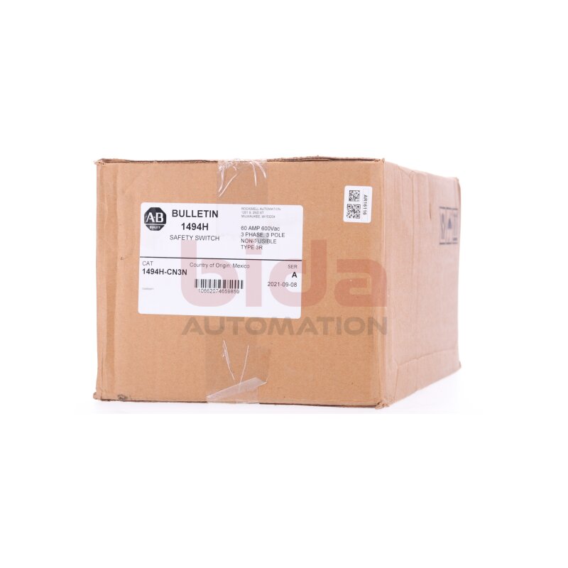 Allen-Bradley 1494H-CN3N (10662074659859) Sicherheitsschalter / Safety Switch 600VAC