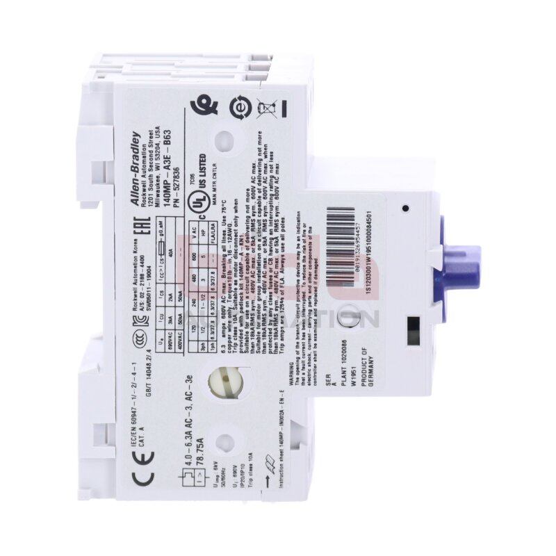 Allen Bradley 140MP-A3E-B63 (00191326954457)  Leistungsschalter / Circuit Breaker