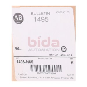 Allen Bradley 1495-N65 (10662074678294)...