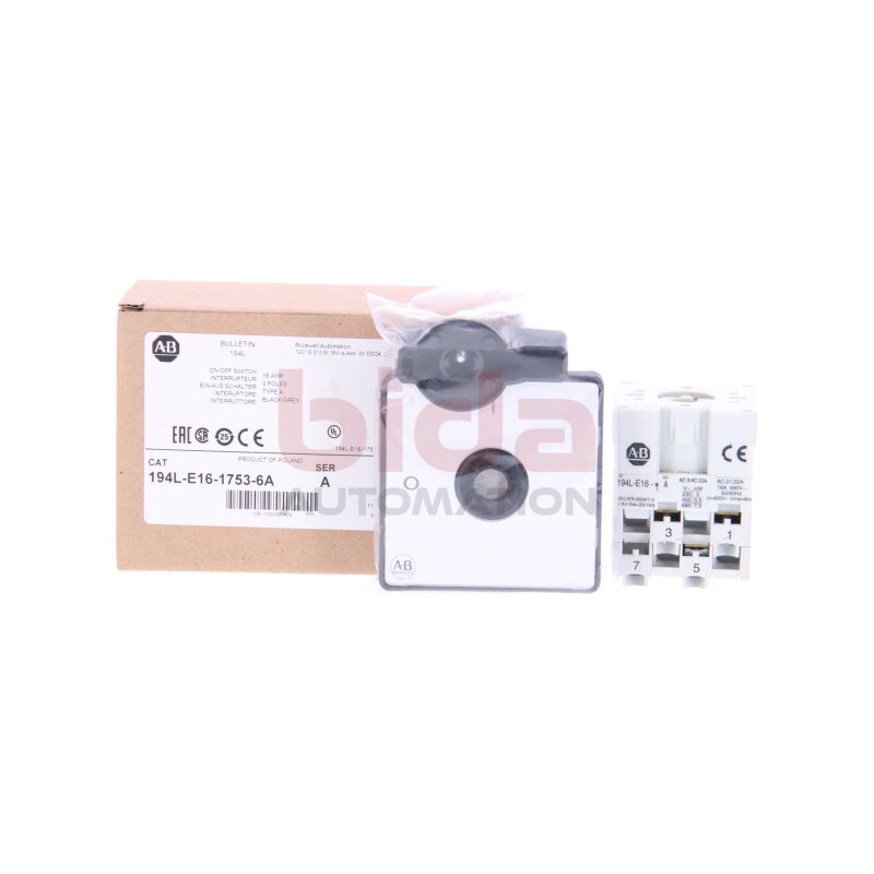 Allen-Bradley 194L-E16-1753-6A (10611320060406) Lasttrennschalter / Switch disconnector 16A 690V