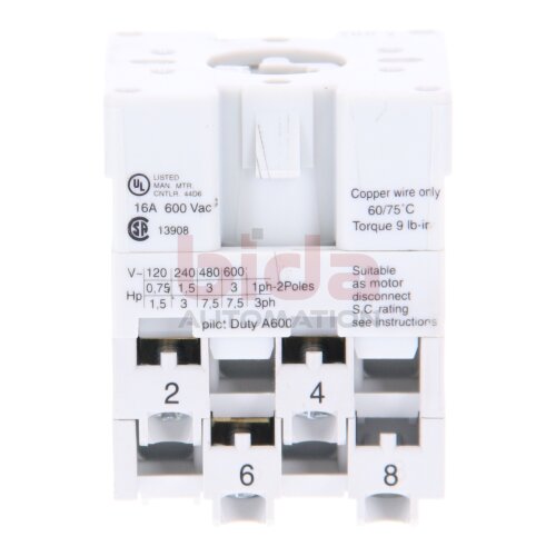 Allen-Bradley 194L-E16-1753-6A (10611320060406) Lasttrennschalter / Switch disconnector 16A 690V