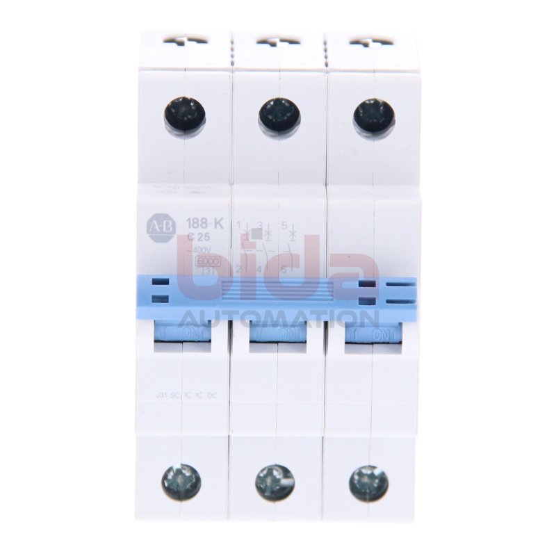 Allen-Bradley 188-K3C250 (00885630648958) Leistungsschalter / Miniatuare Circuit Breaker 25A 3-polig