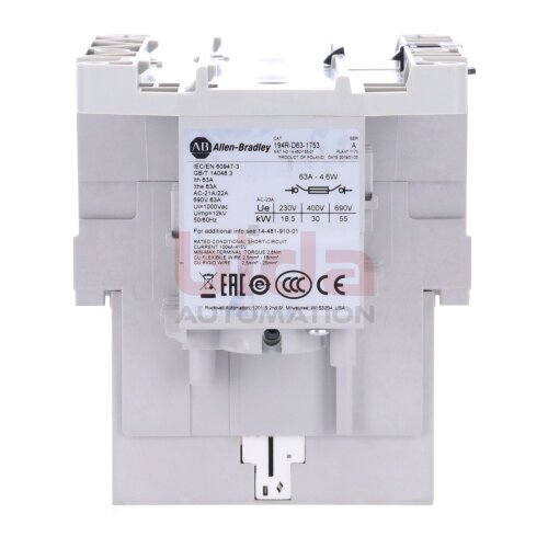 Allen-Bradley 194R-D63-1753 (10781180651127) Lasttrennschalter / Switch disconnector 690V 63A