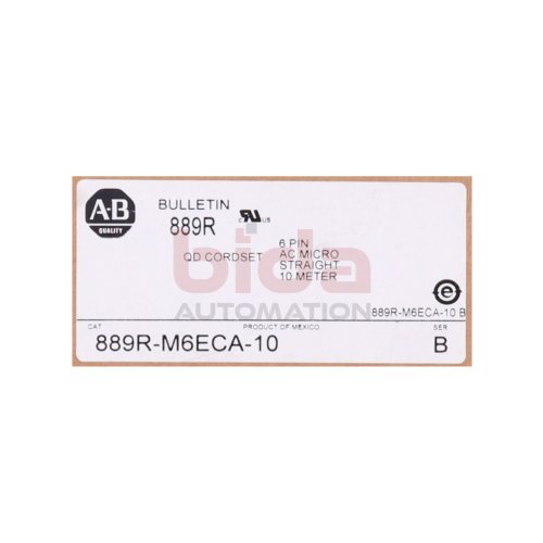Allen-Bradley 889R-M6ECA-10 (10781180013048) Kabelsatz / Cordset 10m