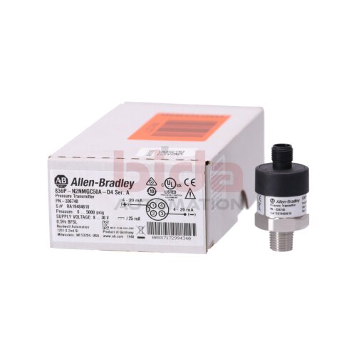 Allen-Bradley 836P-N2NMGC50A-D4 (00887172994340) Drucktransmitter / Pressure Transmitter