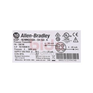 Allen-Bradley 836P-N2NMGC50A-D4 (00887172994340)...