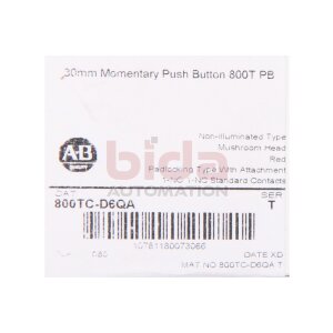 Allen-Bradley 800T-D6QA (10781180073066) Drucktaste /...