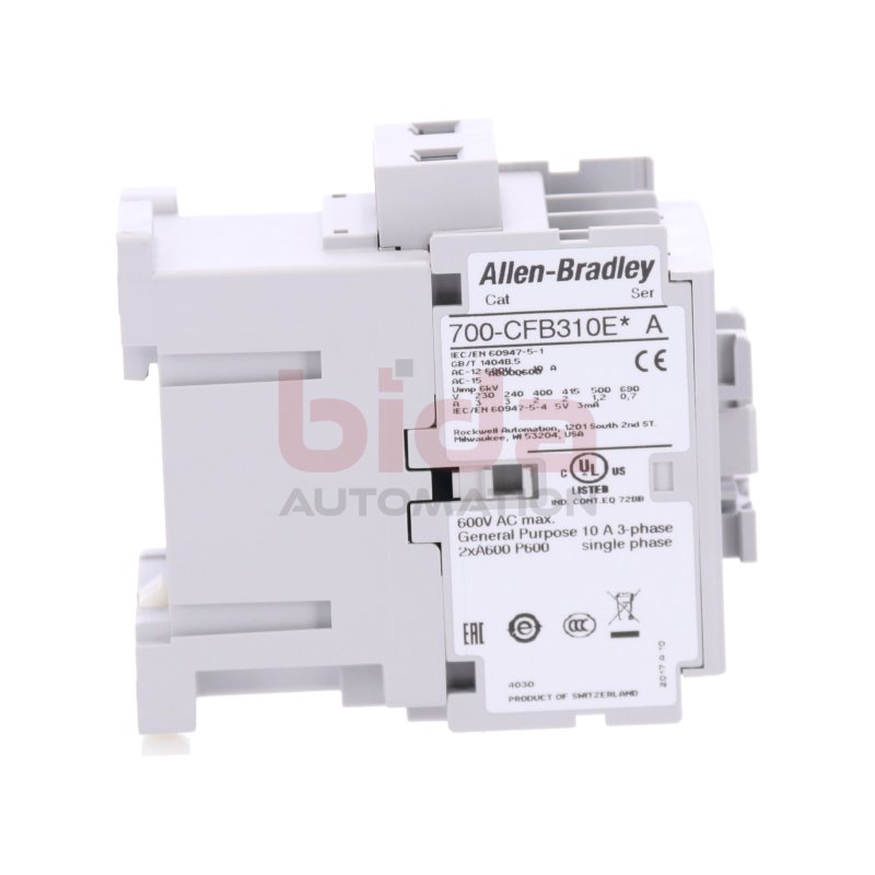 Allen Bradley 700-CFB310EJ (10662074863584) Hilfssch&uuml;tz / Auxiliary Contactor 24VDC