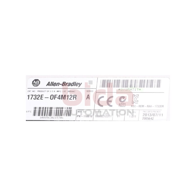 Allen-Bradley 1732E-0F4M12R (10885630215706) Armor block dual port