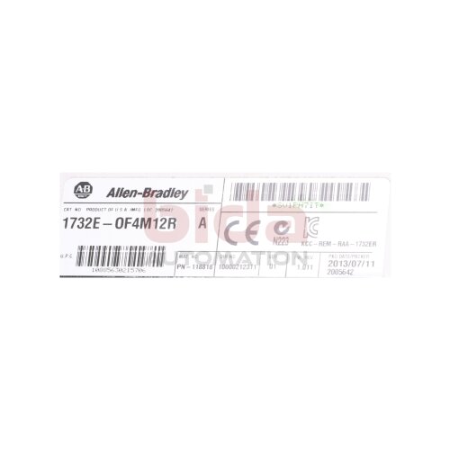 Allen-Bradley 1732E-0F4M12R (10885630215706) Armor block dual port