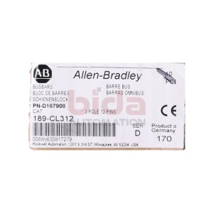 Allen-Bradley 189-CL312 (00885630817279) Schienenblock /...