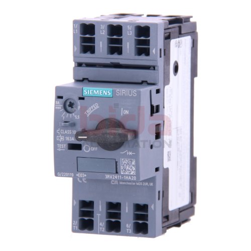 Siemens 3RV2411-1HA20 / 3RV2411-1HA20 Leistungsschalter / Circuit Breaker 163A