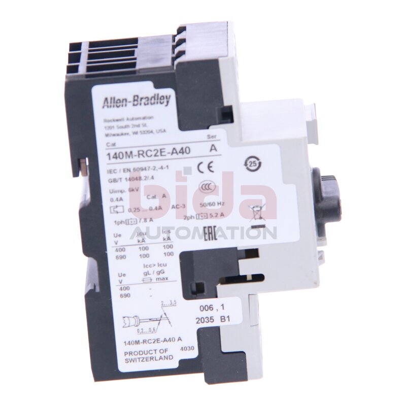 Allen-Bradley 140M-RC2E-A40 (10781180043724) Leistungsschalter / Circuit Breaker