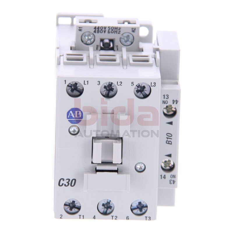 Allen-Bradley 100-C30B10 (10662468627358) Leistungssch&uuml;tz / Power Contactor 480V 440V