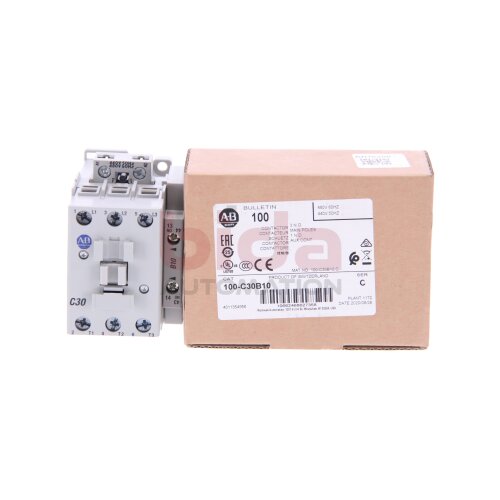 Allen-Bradley 100-C30B10 (10662468627358) Leistungssch&uuml;tz / Power Contactor 480V 440V