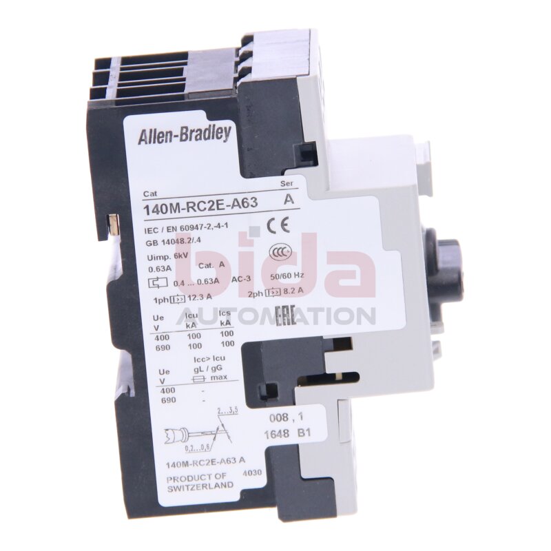 Allen Bradley 140M-RC2E-A63 (10781180043731) Leistungsschalter / Circuit Breaker