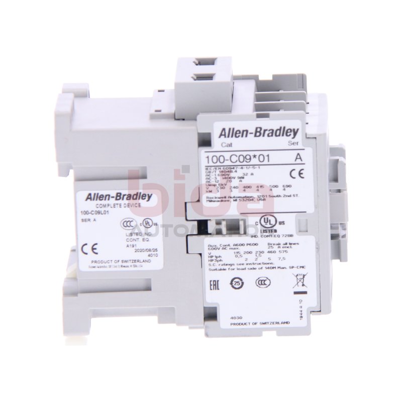 Allen Bradley 100-C09L01 (10662072609559) Leistungssch&uuml;tz / Power Contactor