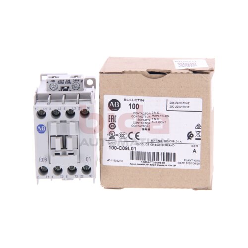 Allen Bradley 100-C09L01 (10662072609559) Leistungssch&uuml;tz / Power Contactor