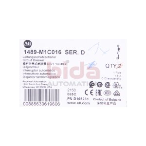 Allen-Bradley 1489-M1C016 (00885630619606)...
