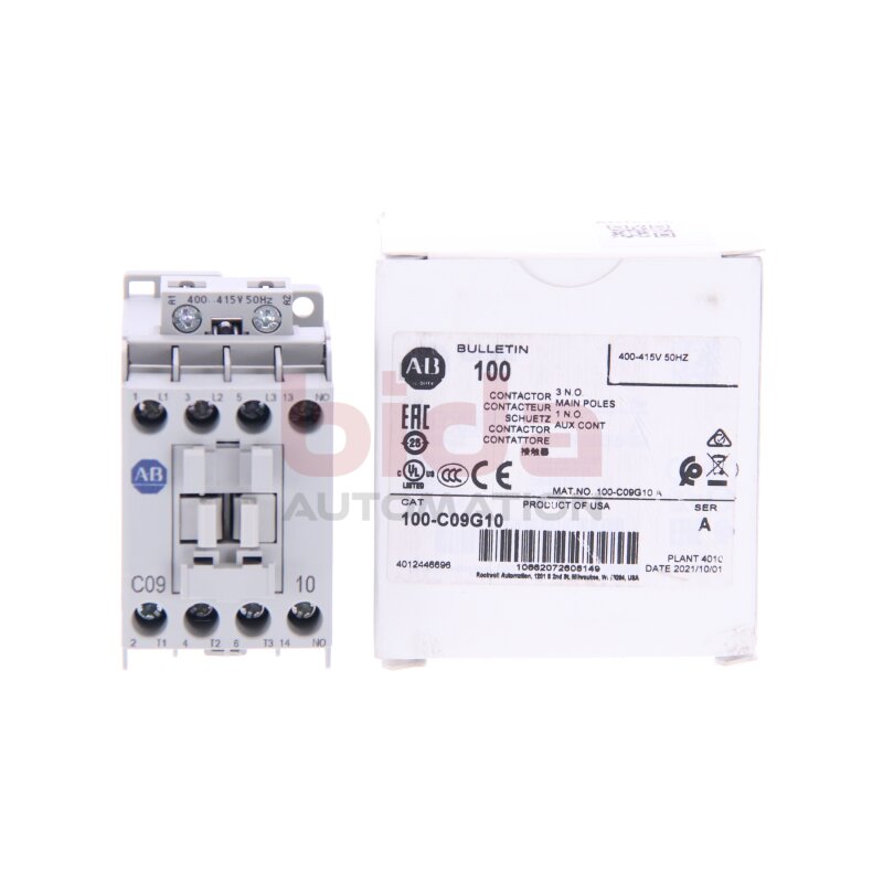 Allen-Bradley 100-C09G10 Leistungssch&uuml;tz / Power Contactor 400-415V