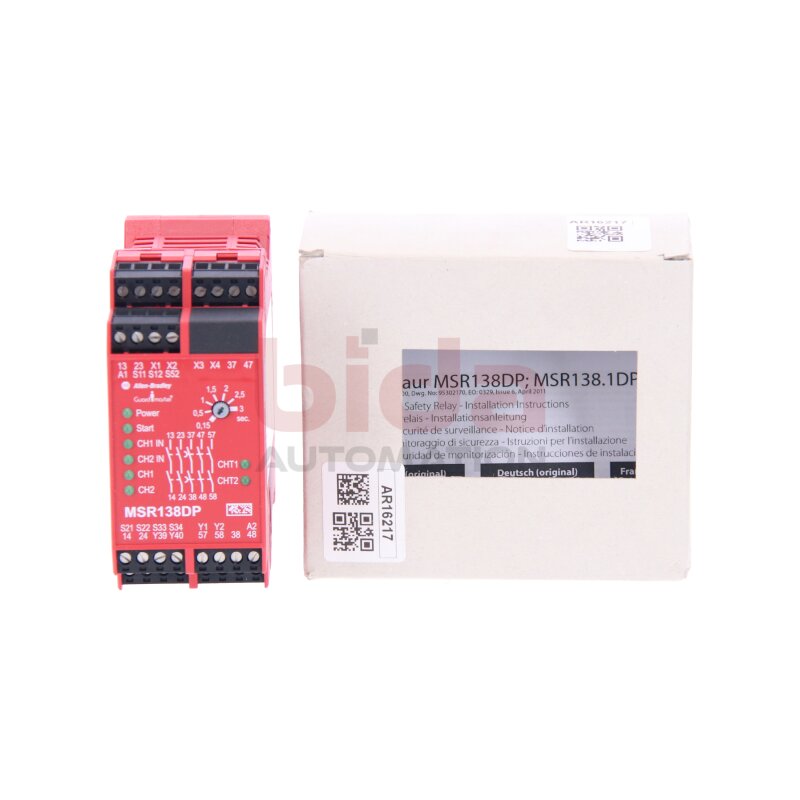 Allen-Bradley 440R-M23143M (10612598994103) Sicherheitsrelais / Safety Relay 24VAC 4W